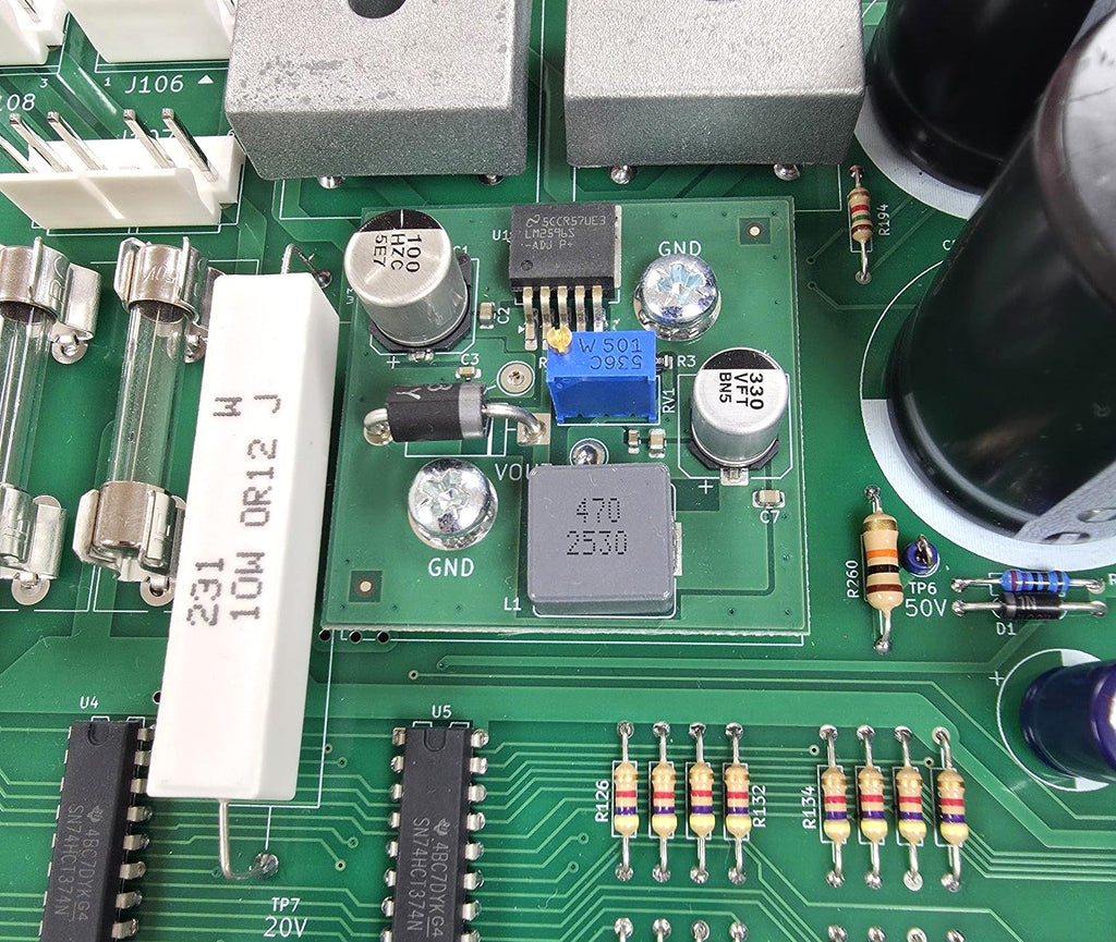 LM323 replacement module fitted to a WPC power driver board