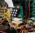 Aurora GI fitted to the power driver board heat sinks in a WPC backbox