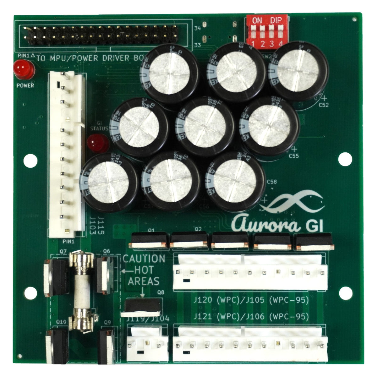 Aurora GI LED general illumination board, top view