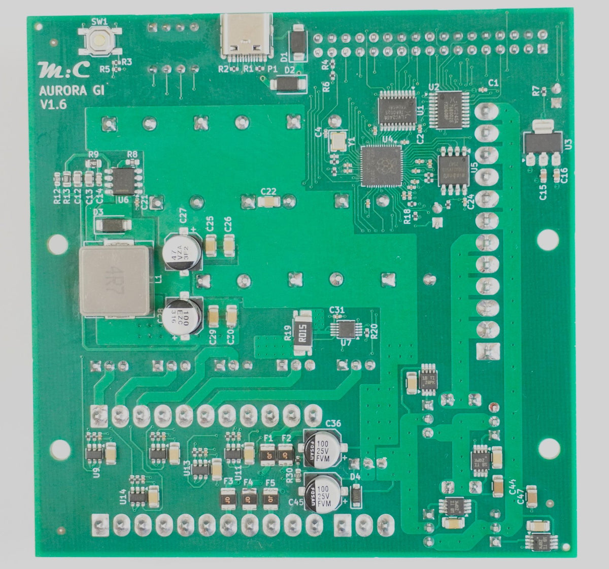 Aurora GI LED general illumination board, underside